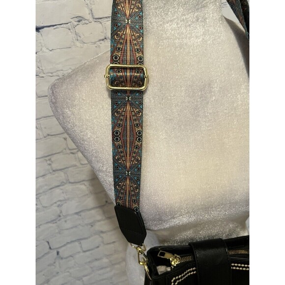 Chie’2nd Retro Small Water Bucket Shoulder Crossbody Bag Black - Picture 5 of 8